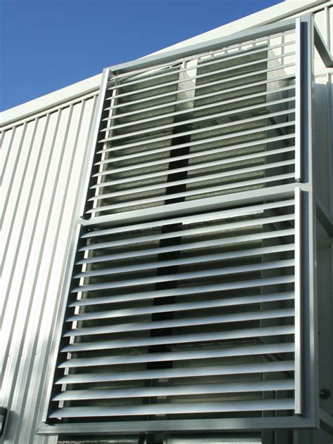 operable aluminum louvers